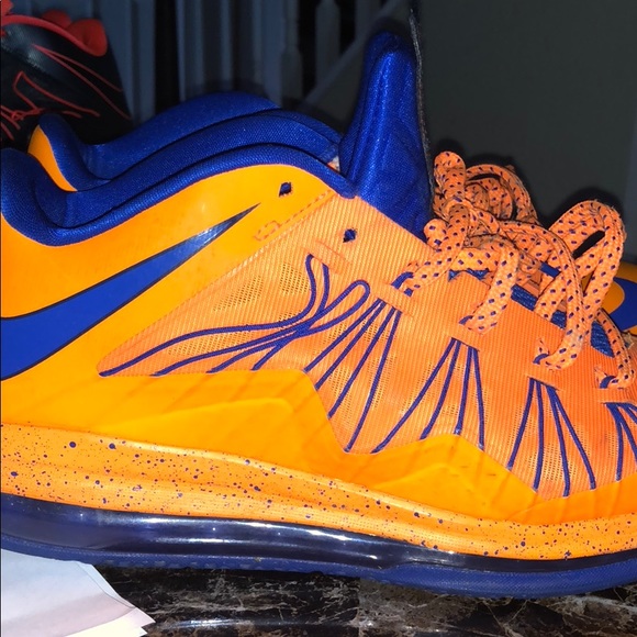 Lebron 10 lows orange and blue - Picture 2 of 2